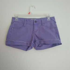 Lilac summer shorts